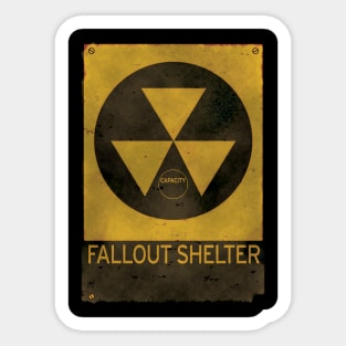 Fallout Shelter - Old & Busted! Sticker